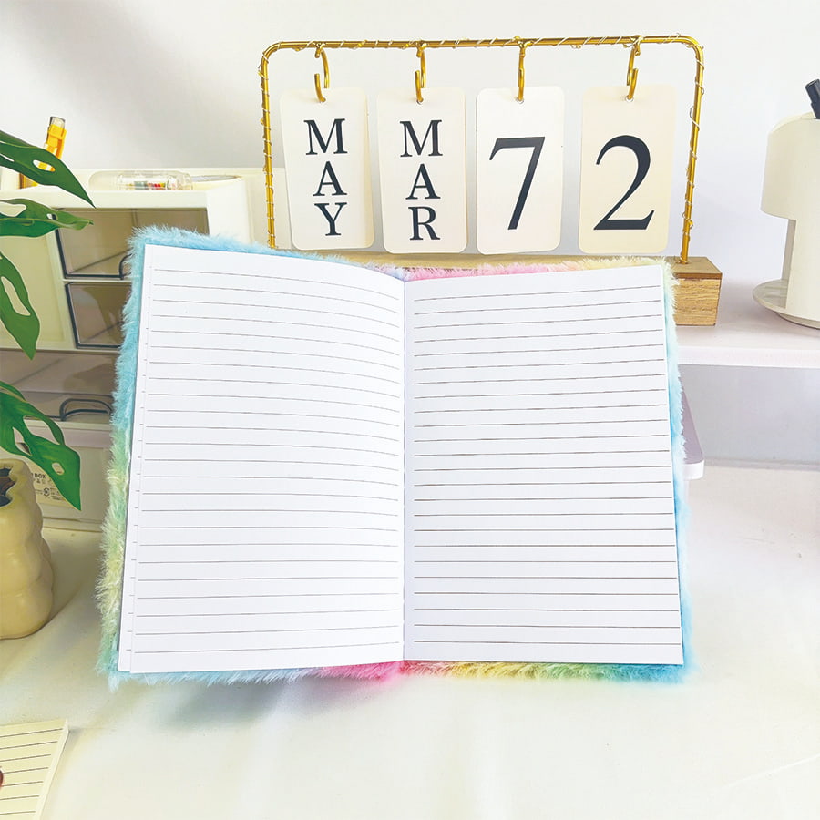 A5 Cute Little Monster Diary Peluzko Koadernoa